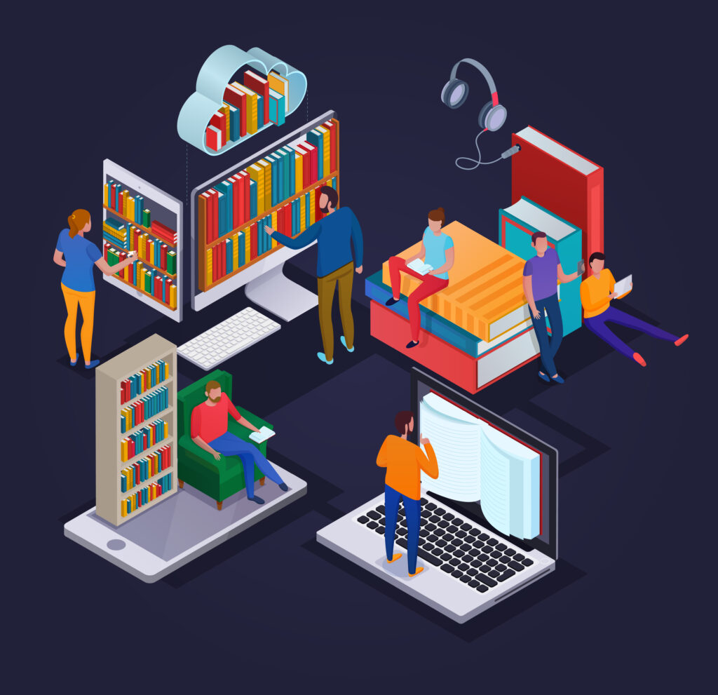 online library isometric concept